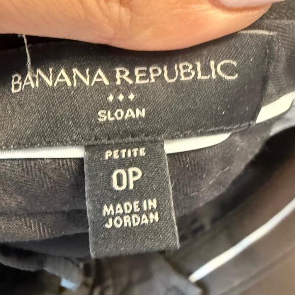 Banana republic sloan Women's Black Slim Fit Ankle Pants - Picture 7 of 7